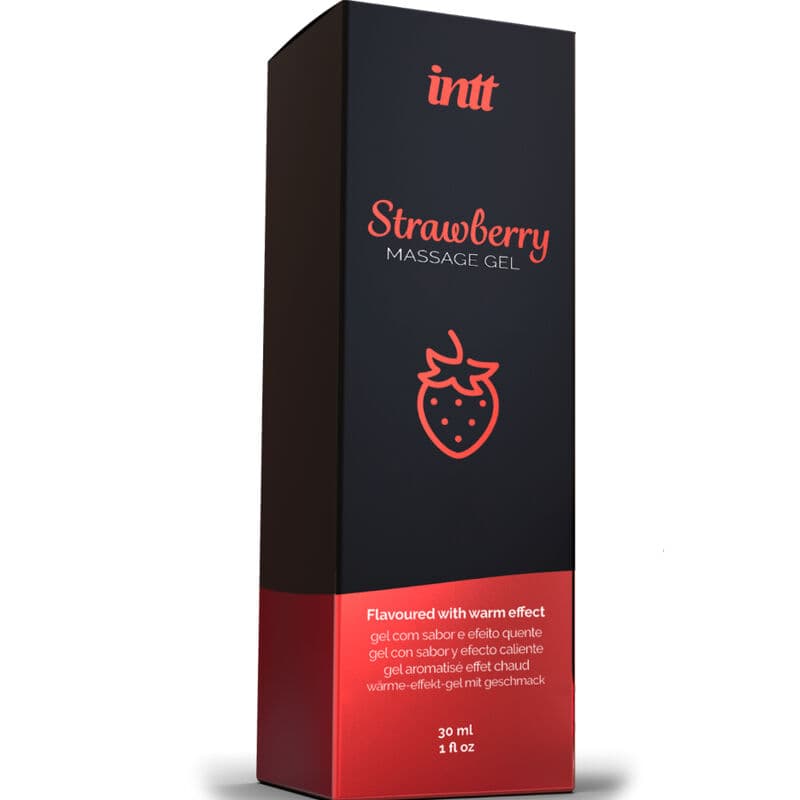INTT MASSAGE & ORAL SEX - HOT EFFECT STRAWBERRY FLAVOR MASSAGE GEL thumb 3