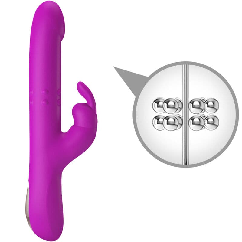 PRETTY LOVE - REESE VIBRATOR WITH PURPLE ROTATION thumb 8
