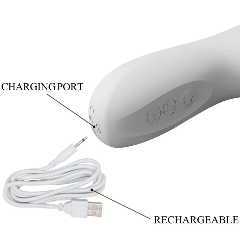 PRETTY LOVE - REESE VIBRATOR WITH SILVER ROTATION thumb 8