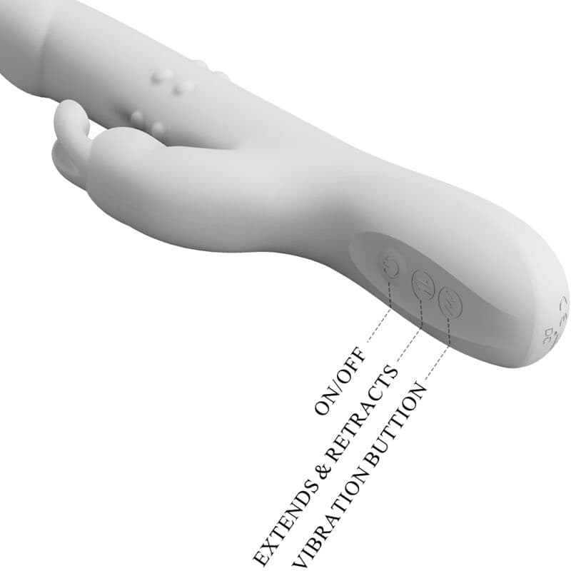 PRETTY LOVE - REESE VIBRATOR WITH SILVER ROTATION thumb 6
