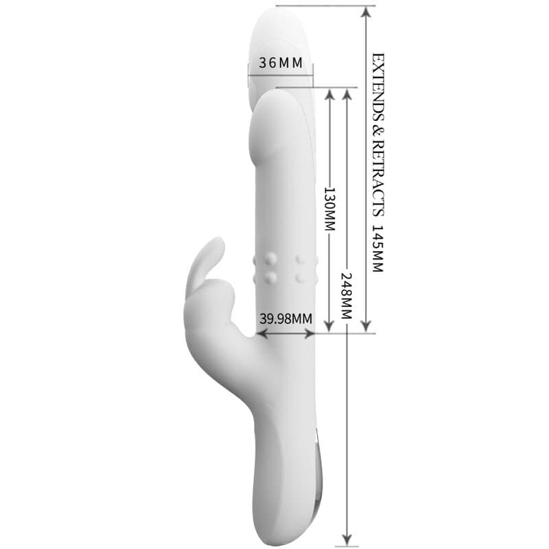 PRETTY LOVE - REESE VIBRATOR WITH SILVER ROTATION thumb 5