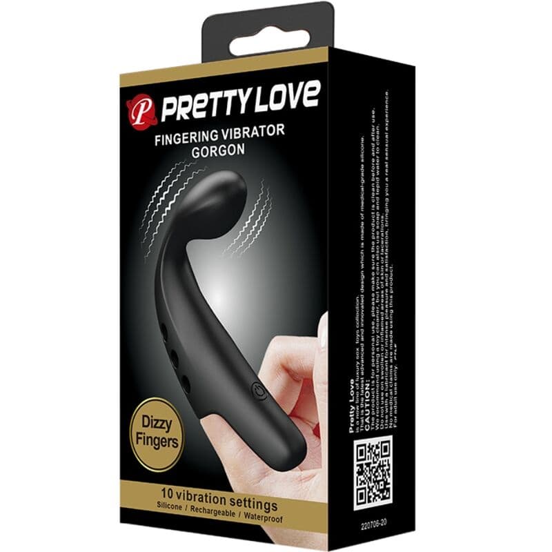 PRETTY LOVE - BLACK GORGON VIBRATOR THIMBLE thumb 5