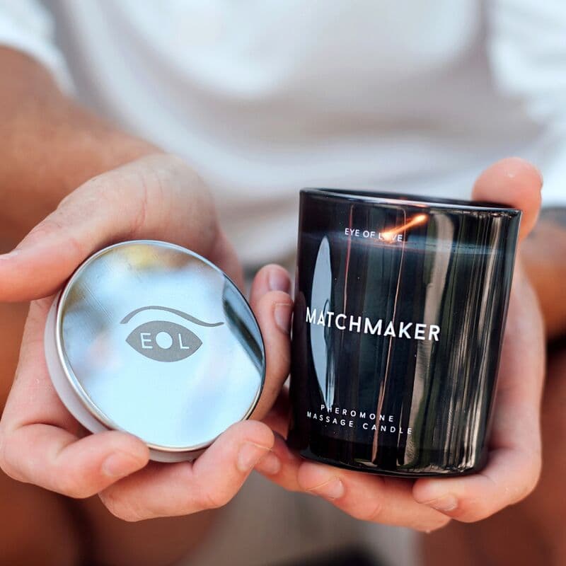 EYE OF LOVE - MATCHMAKER BLACK DIAMOND MASSAGE CANDLE ATTRACT HER 150 ML thumb 4