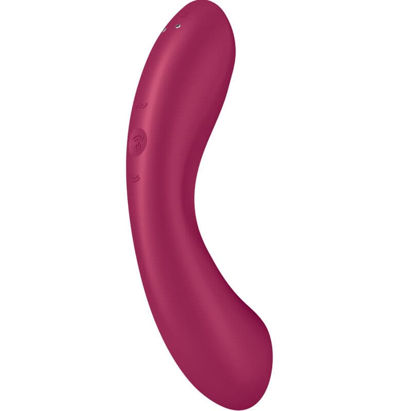 SATISFYER - CURVE TRINITY 1 AIR PULSE VIBRATION RED thumb 5