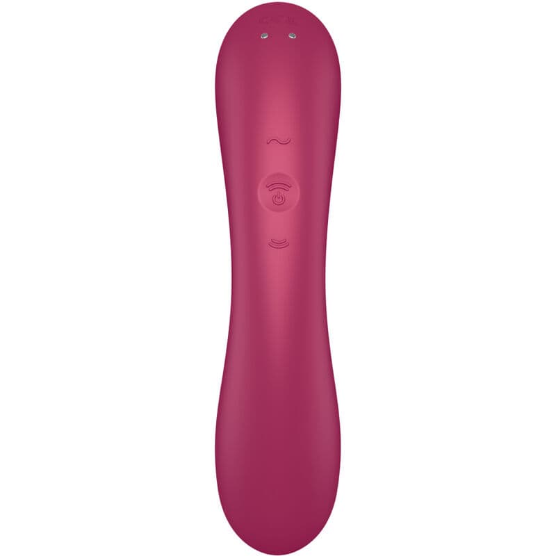 SATISFYER - CURVE TRINITY 1 AIR PULSE VIBRATION RED thumb 6