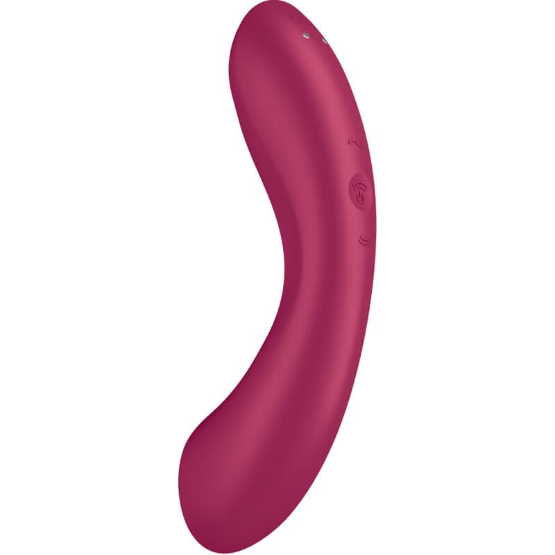SATISFYER - CURVE TRINITY 1 AIR PULSE VIBRATION RED thumb 8