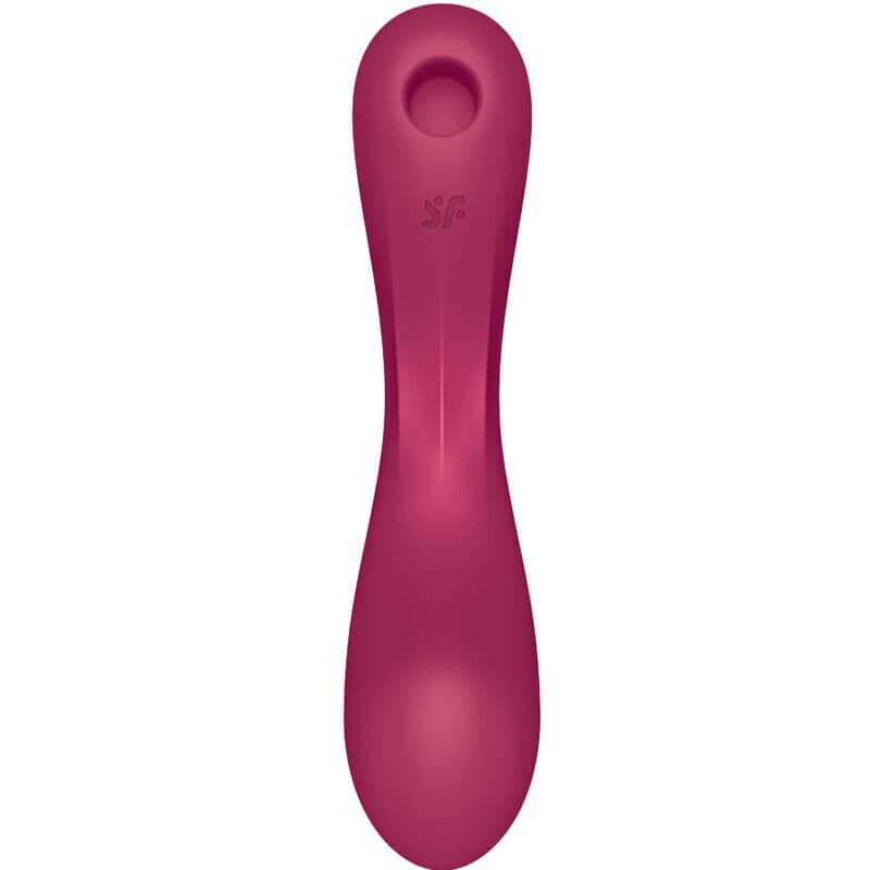 SATISFYER - CURVE TRINITY 1 AIR PULSE VIBRATION RED thumb 4