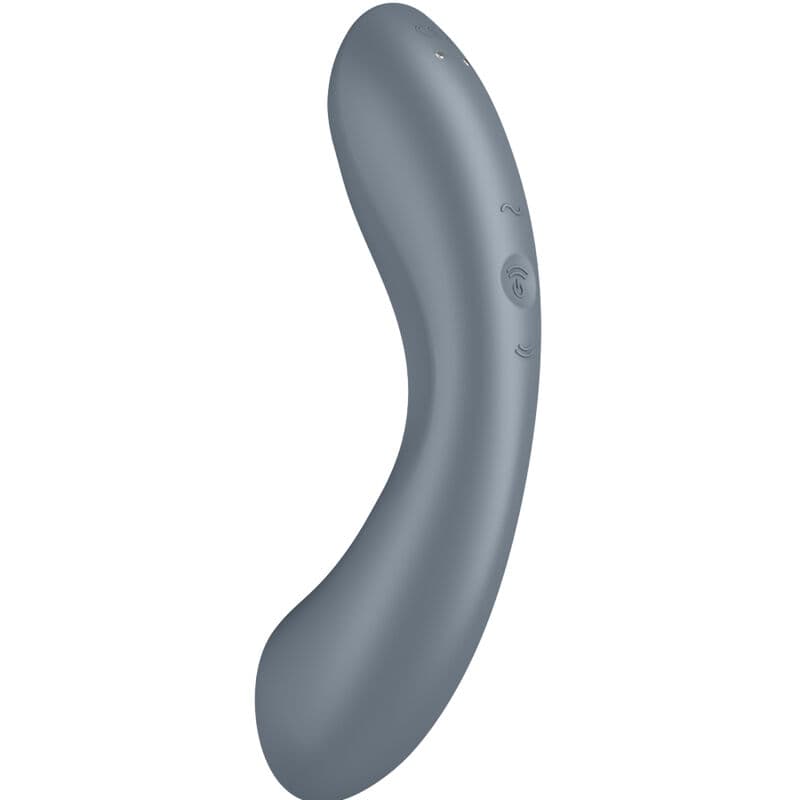 SATISFYER - CURVE TRINITY 1 AIR PULSE VIBRATION GREY thumb 9