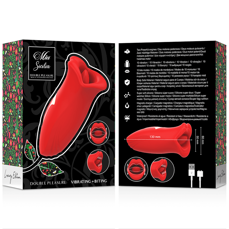 MIA - SICILIA DOUBLE PLEASURE VIBRATING + BITING thumb 7