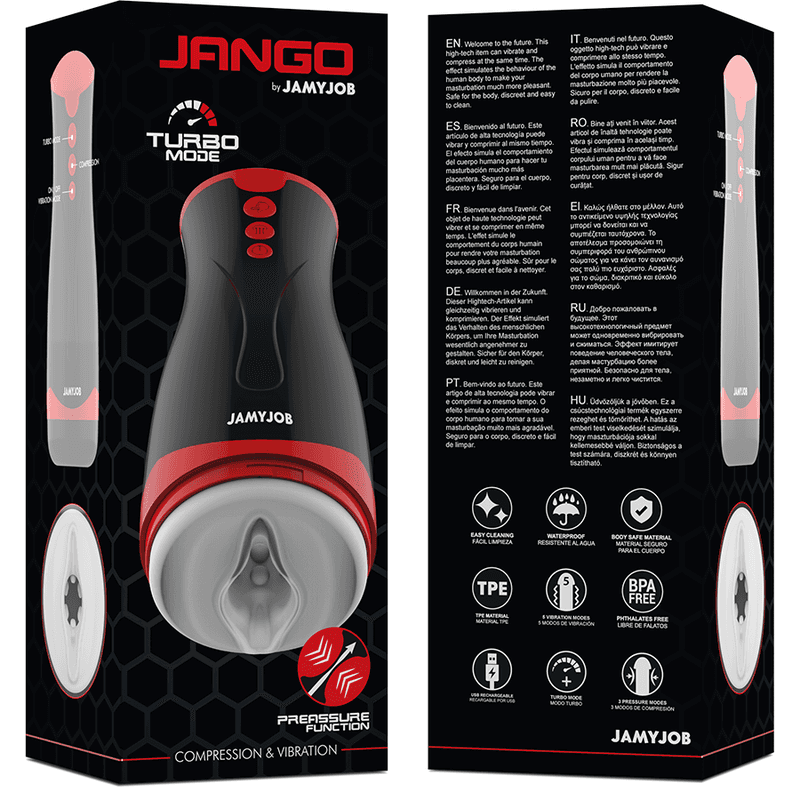 JAMYJOB - JANGO COMPRESSION AND VIBRATION MASTURBATOR thumb 7