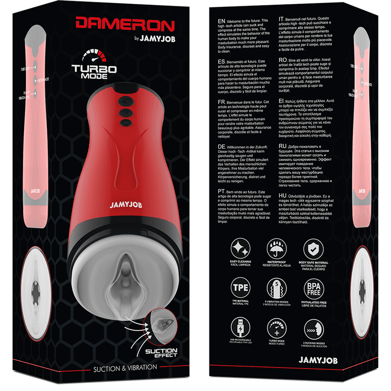 JAMYJOB - DAMERON SUCTION AND VIBRATION MASTURBATOR thumb 7