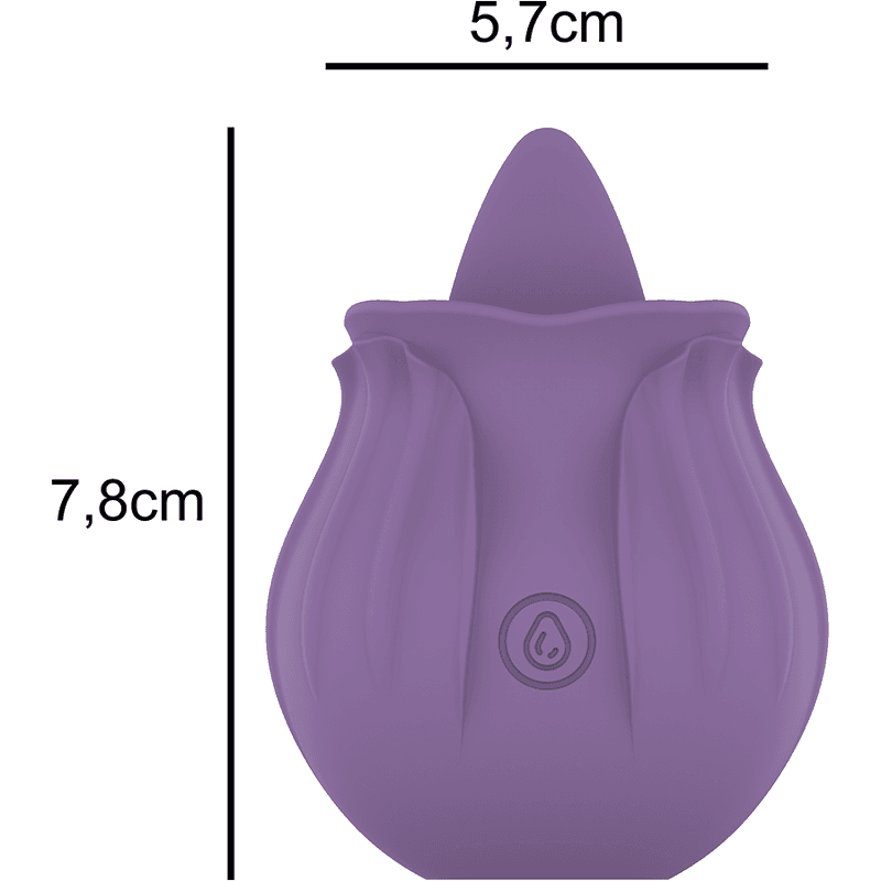 INTENSE - VIOLET CL TORIS STIMULATOR 10 VIBRATIONS LILAC thumb 4