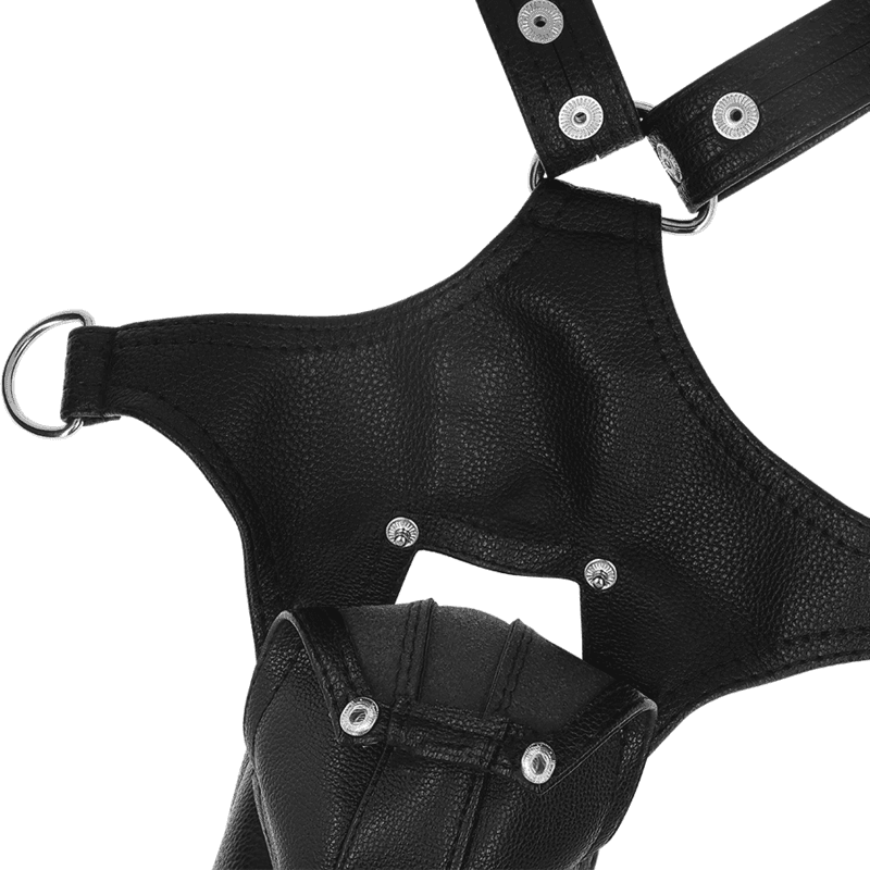 FETISH SUBMISSIVE ATTITUDE - MENS V-SHAPED ECO-LEATHER HARNESS thumb 6