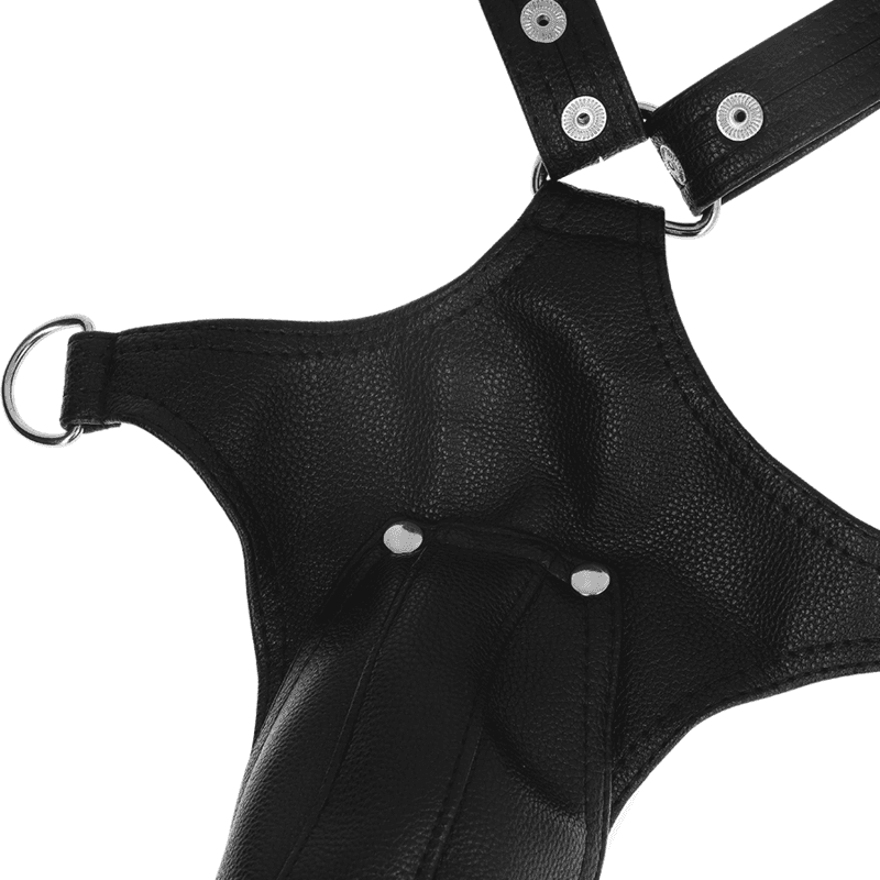 FETISH SUBMISSIVE ATTITUDE - MENS ECO-LEATHER JOCK STRAP HARNESS thumb 5
