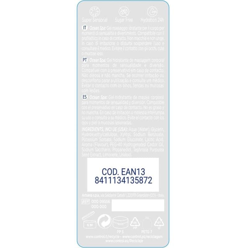 CONTROL - 2 EN 1 MASSAGE & PLEASURE MEDITERRANEAN SEA 200 ML thumb 2