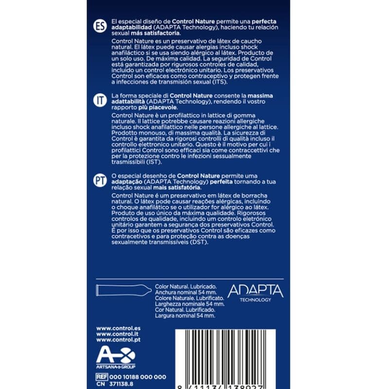 CONTROL - ADAPTA NATURE CONDOMS 6 UNITS thumb 2