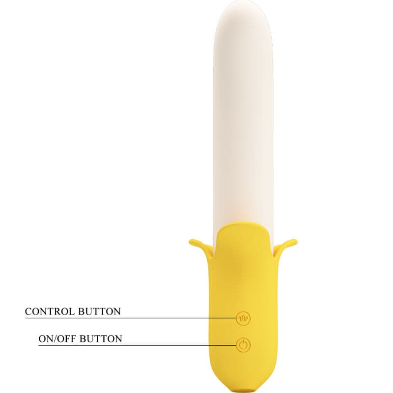 PRETTY LOVE - BANANA GEEK SUPER POWER 7 VIBRATIONS UP&DOWN SILICONE BLACK thumb 4