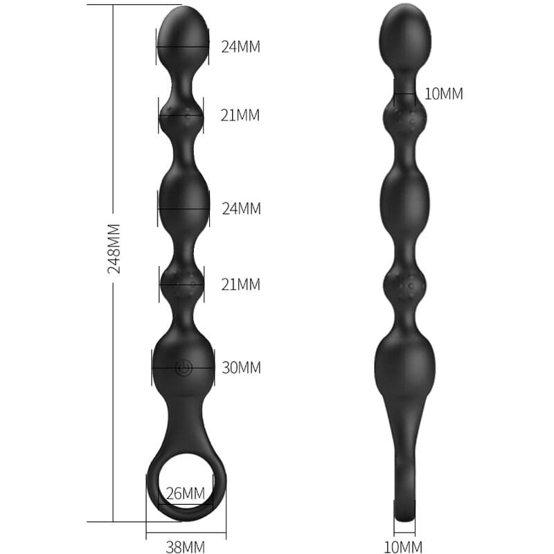 PRETTY LOVE - VAN ANAL BALLS 10 VIBRATIONS RECHARGEABLE SILICONE thumb 5
