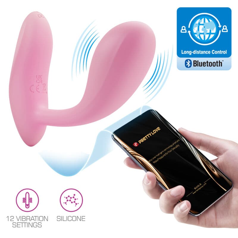 PRETTY LOVE - BAIRD G-SPOT 12 VIBRATIONS RECHARGEABLE PINK APP thumb 8