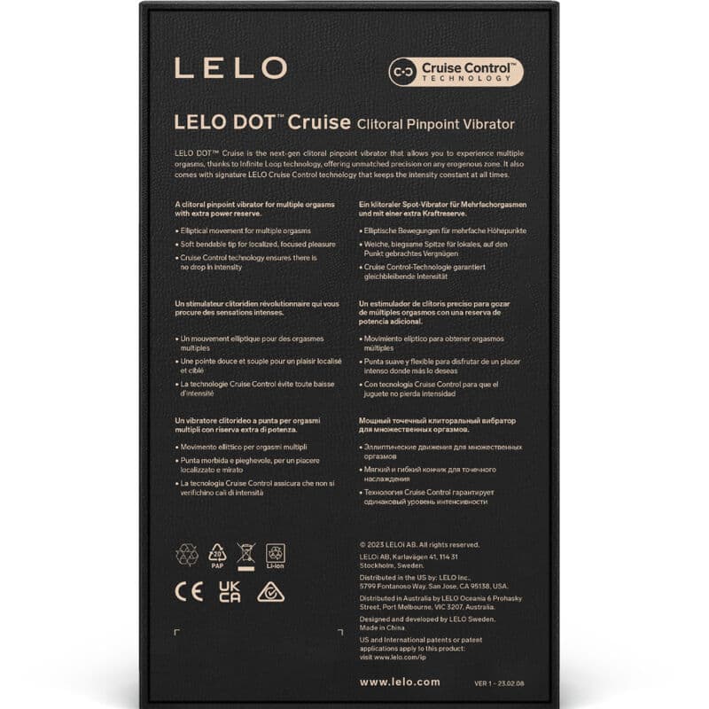 LELO - DOT CRUISE YELLOW CLITORIS STIMULATOR thumb 7