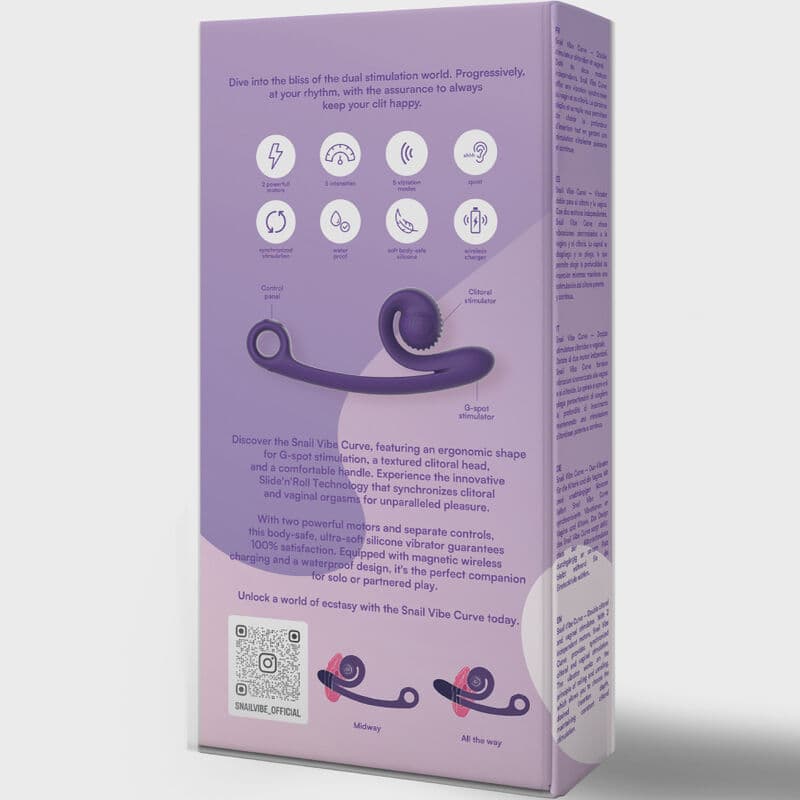 SNAIL VIBE - CURVE VIBRATOR PURPLE thumb 5
