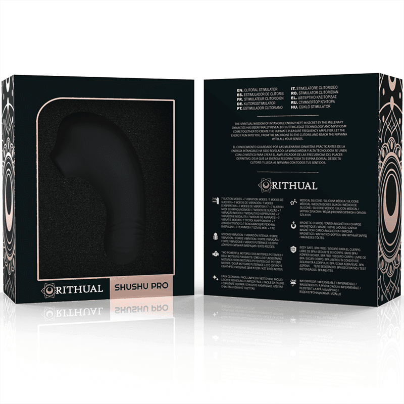 RITHUAL - SHUSHU PRO POCKET CLITORIS STIMULATOR 2 POWERFUL JET MOTORS thumb 7