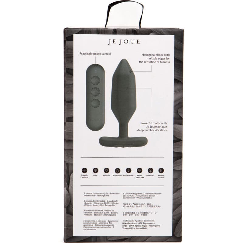 JE JOUE - ONYX ANAL PLUG VIBRATOR BLACK thumb 5