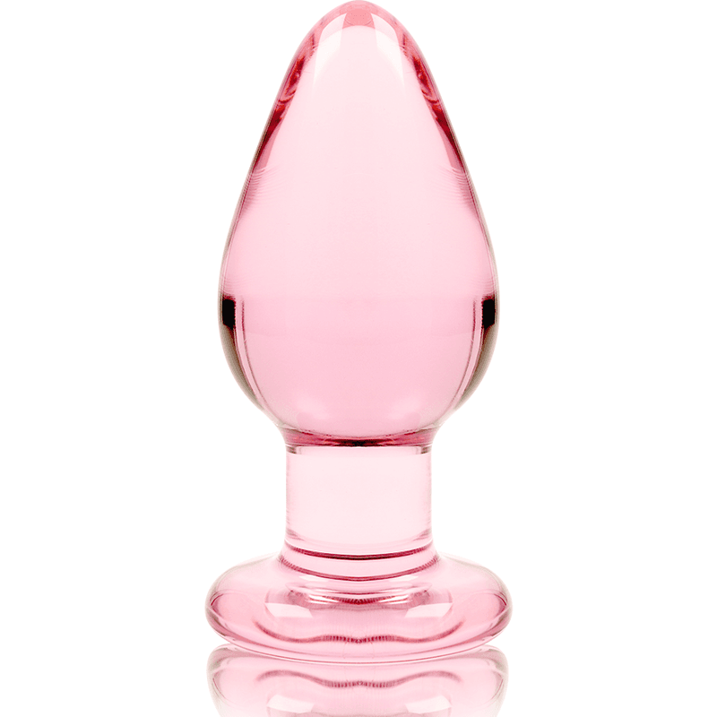 NEBULA SERIES BY IBIZA - MODEL 3 ANAL PLUG BOROSILICATE GLASS PINK 11 CM -O- 5 CM thumb 5