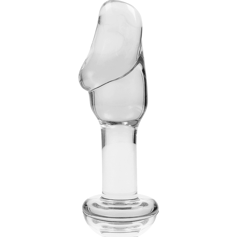 NEBULA SERIES BY IBIZA - MODEL 6 ANAL PLUG BOROSILICATE GLASS CLEAR 12.5 CM -O- 4 CM thumb 5