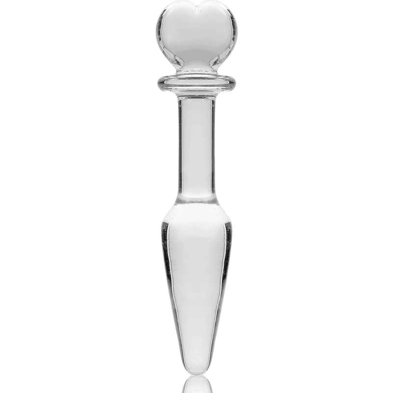 NEBULA SERIES BY IBIZA - MODEL 7 ANAL PLUG BOROSILICATE GLASS CLEAR 13.5 CM -O- 3 CM thumb 5