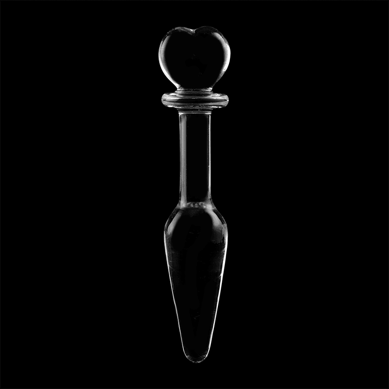 NEBULA SERIES BY IBIZA - MODEL 7 ANAL PLUG BOROSILICATE GLASS CLEAR 13.5 CM -O- 3 CM thumb 7