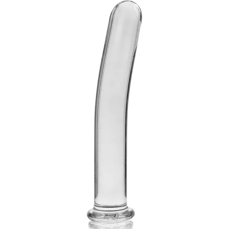 NEBULA SERIES BY IBIZA - MODEL 9 DILDO BOROSILICATE GLASS CLEAR 15.5 CM -O- 2.5 CM thumb 5
