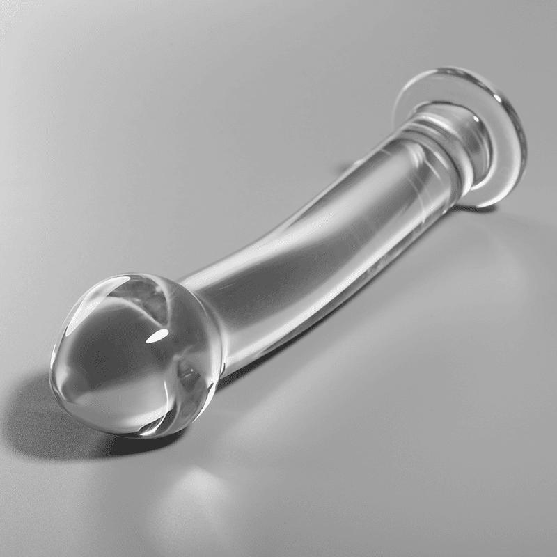 NEBULA SERIES BY IBIZA - MODEL 11 DILDO BOROSILICATE GLASS CLEAR 16 CM -O- 3 CM thumb 2