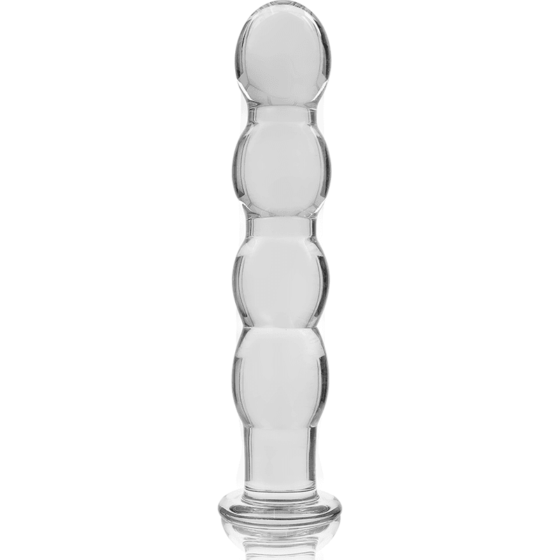 NEBULA SERIES BY IBIZA - MODEL 10 DILDO BOROSILICATE GLASS CLEAR 16.5 CM -O- 3.5 CM thumb 5