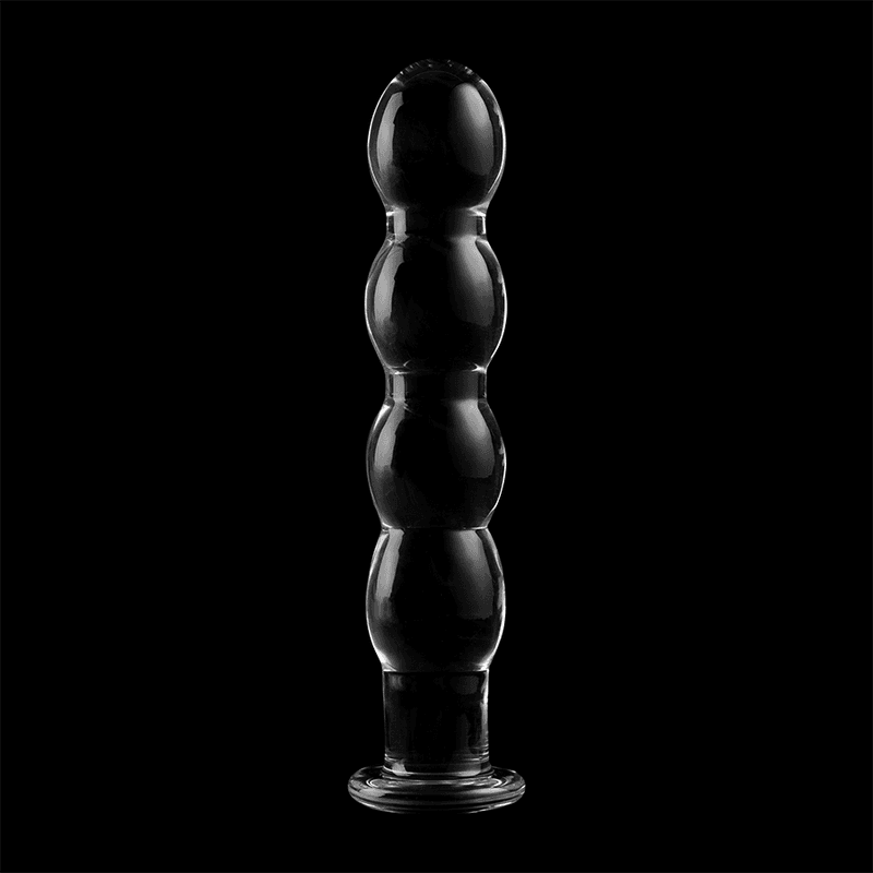 NEBULA SERIES BY IBIZA - MODEL 10 DILDO BOROSILICATE GLASS CLEAR 16.5 CM -O- 3.5 CM thumb 7