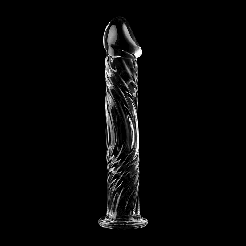 NEBULA SERIES BY IBIZA - MODEL 12 DILDO BOROSILICATE GLASS CLEAR 17 CM -O- 3.5 CM thumb 7