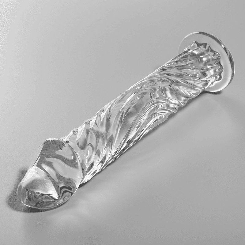 NEBULA SERIES BY IBIZA - MODEL 12 DILDO BOROSILICATE GLASS CLEAR 17 CM -O- 3.5 CM thumb 2
