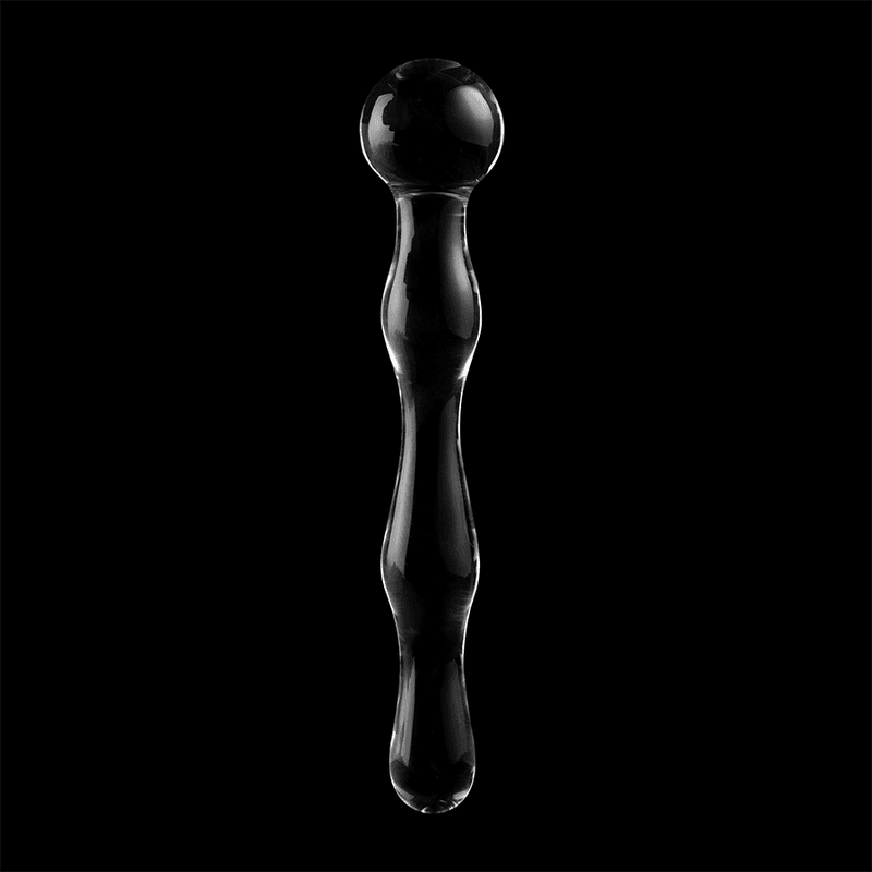 NEBULA SERIES BY IBIZA - MODEL 13 DILDO BOROSILICATE GLASS CLEAR 18 CM -O- 3.5 CM thumb 7