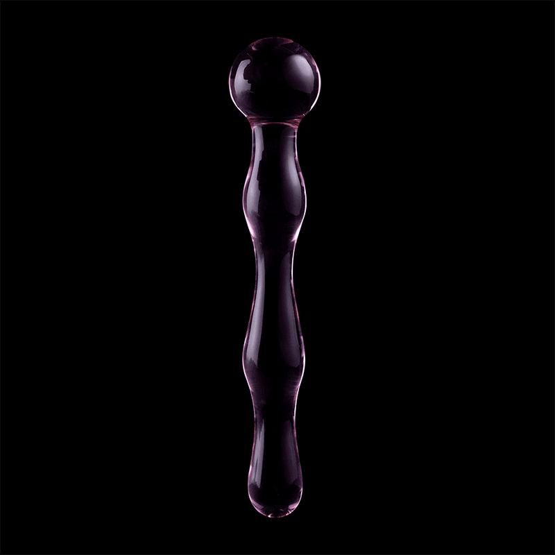NEBULA SERIES BY IBIZA - MODEL 13 DILDO BOROSILICATE GLASS PINK 18 CM -O- 3.5 CM thumb 7