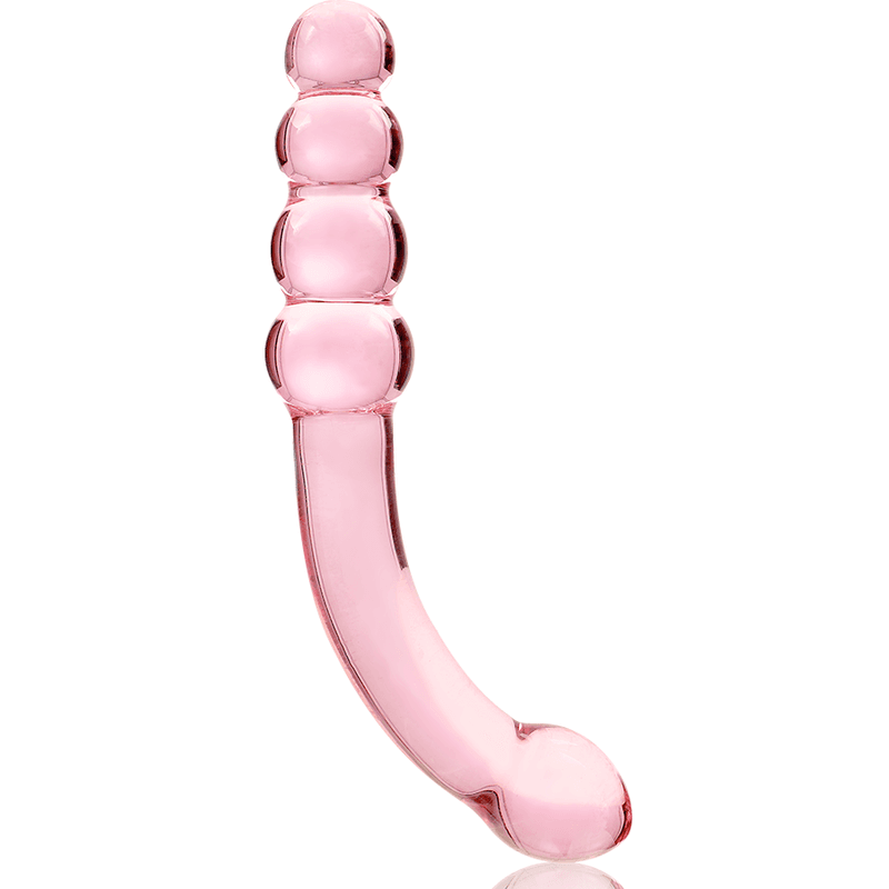 NEBULA SERIES BY IBIZA - MODEL 14 DILDO BOROSILICATE GLASS PINK 18.5 CM -O- 3 CM thumb 5