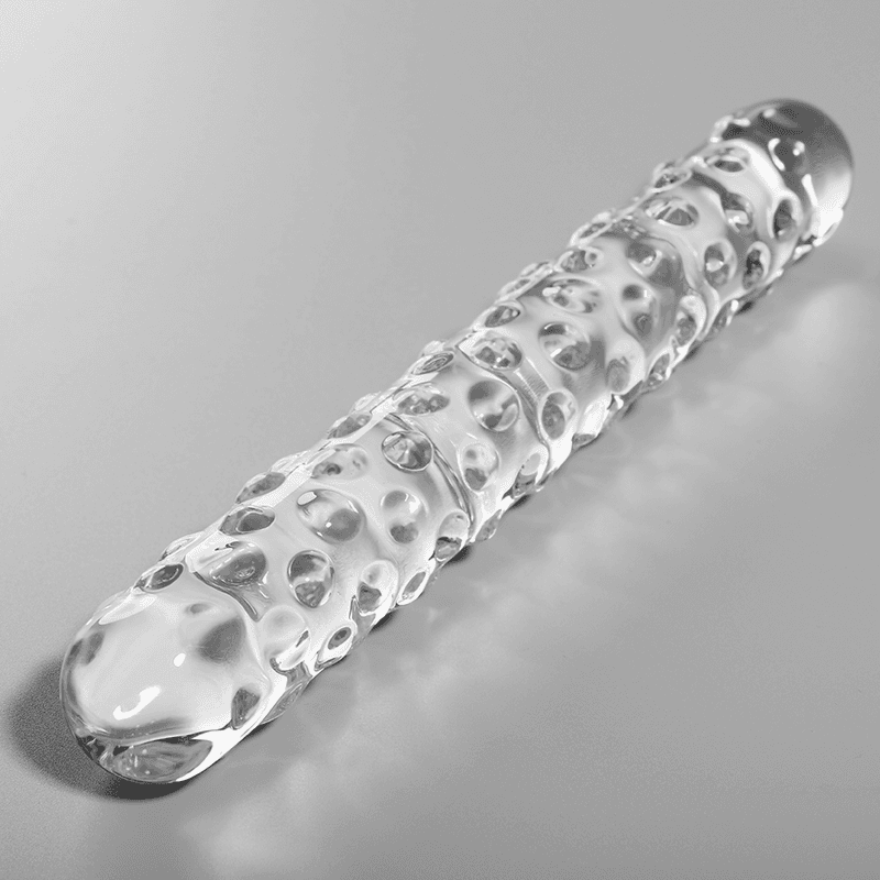 NEBULA SERIES BY IBIZA - MODEL 15 DILDO BOROSILICATE GLASS CLEAR 18.5 CM -O- 3 CM thumb 2