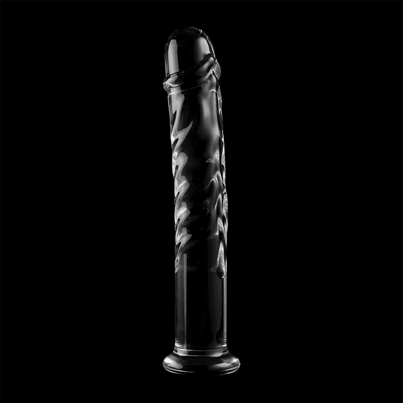 NEBULA SERIES BY IBIZA - MODEL 16 DILDO BOROSILICATE GLASS CLEAR 18.5 CM -O- 3 CM thumb 7