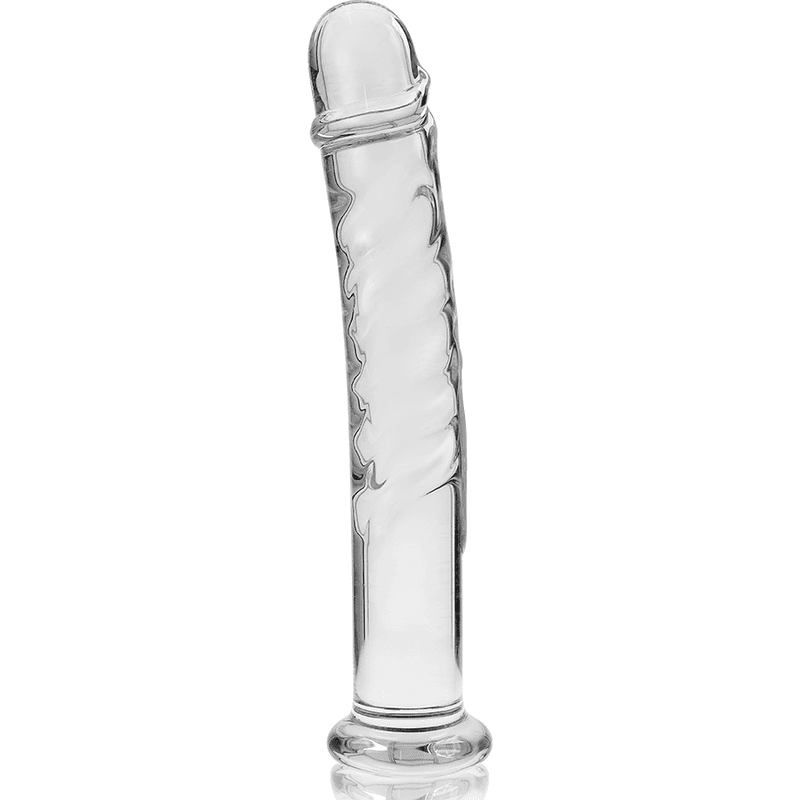 NEBULA SERIES BY IBIZA - MODEL 16 DILDO BOROSILICATE GLASS CLEAR 18.5 CM -O- 3 CM thumb 5