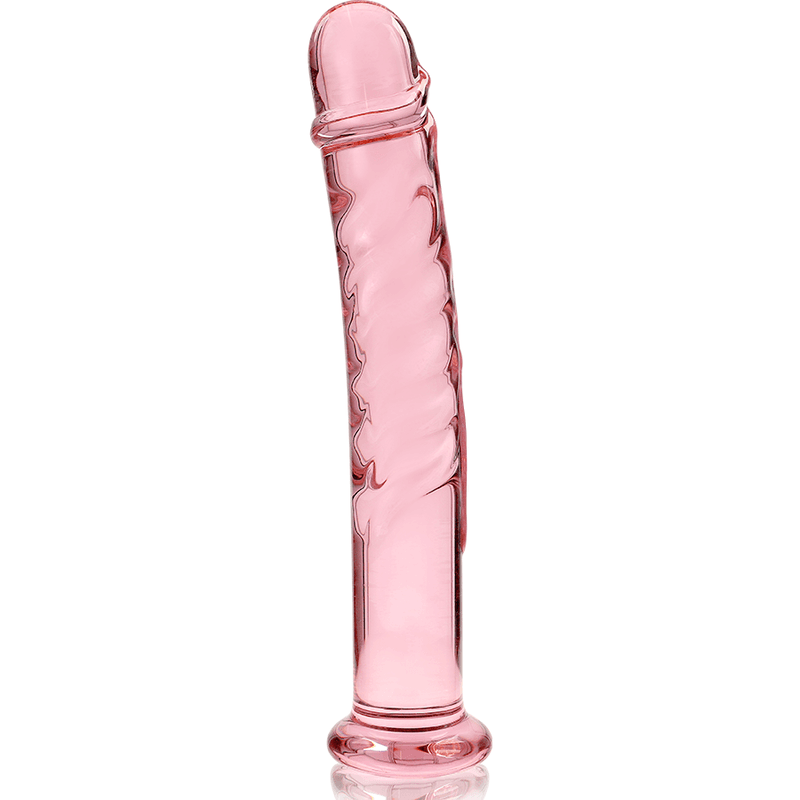 NEBULA SERIES BY IBIZA - MODEL 16 DILDO BOROSILICATE GLASS PINK 18.5 CM -O- 3 CM thumb 5