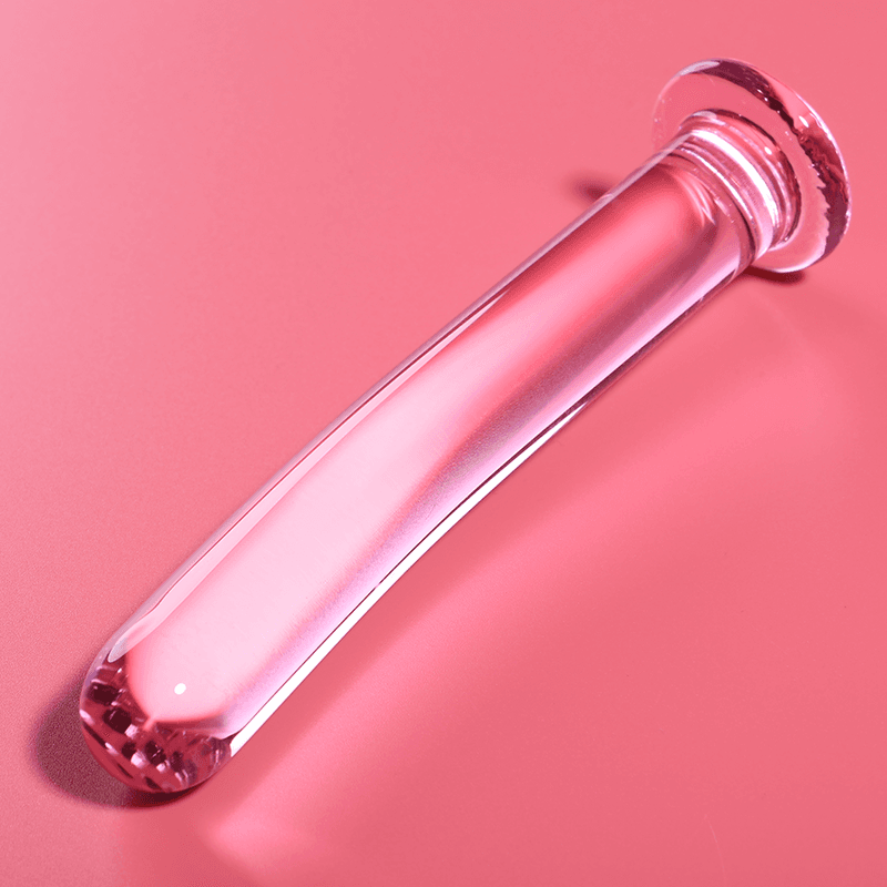 NEBULA SERIES BY IBIZA - MODEL 17 DILDO BOROSILICATE GLASS PINK 18.5 CM -O- 3 CM thumb 2