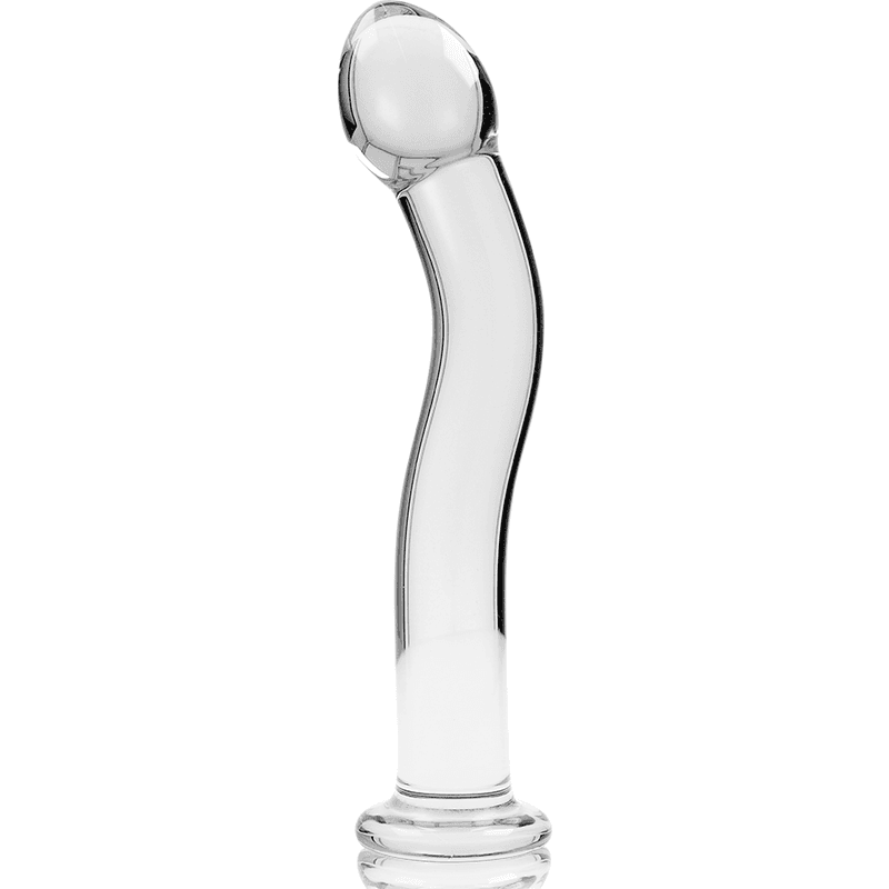 NEBULA SERIES BY IBIZA - MODEL 18 DILDO BOROSILICATE GLASS CLEAR 18.5 CM -O- 3.5 CM thumb 5