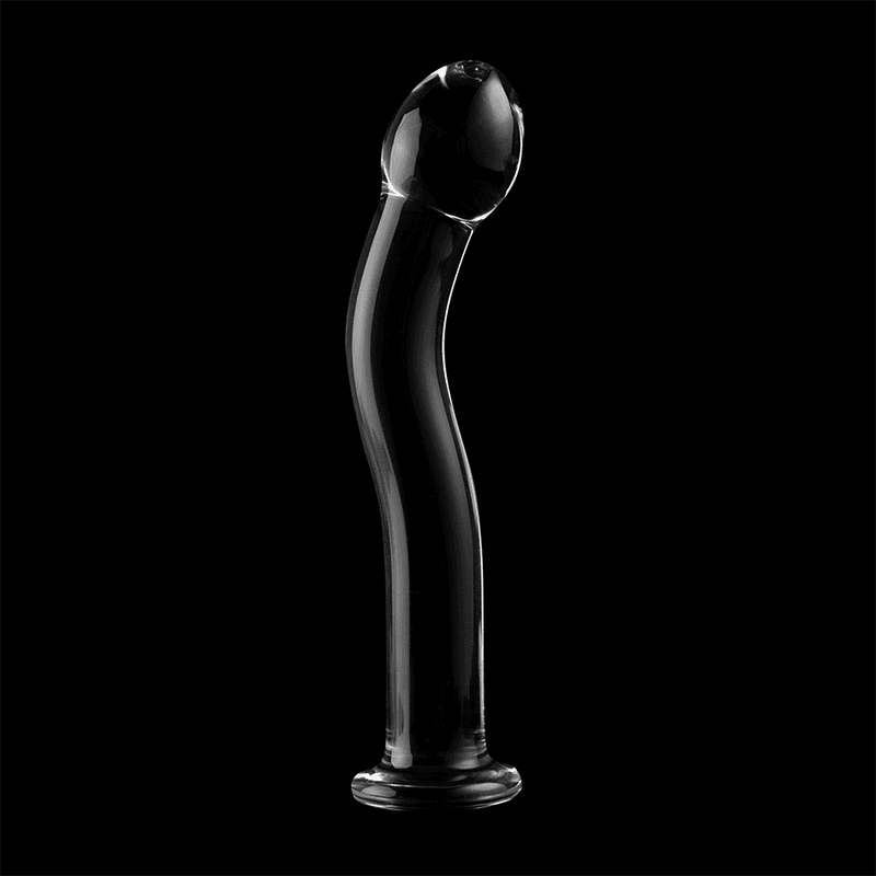 NEBULA SERIES BY IBIZA - MODEL 18 DILDO BOROSILICATE GLASS CLEAR 18.5 CM -O- 3.5 CM thumb 7