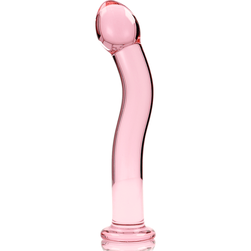 NEBULA SERIES BY IBIZA - MODEL 18 DILDO BOROSILICATE GLASS PINK 18.5 CM -O- 3.5 CM thumb 5