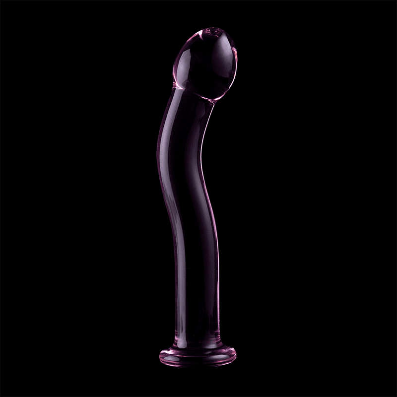 NEBULA SERIES BY IBIZA - MODEL 18 DILDO BOROSILICATE GLASS PINK 18.5 CM -O- 3.5 CM thumb 7