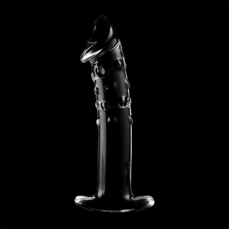 NEBULA SERIES BY IBIZA - MODEL 19 DILDO BOROSILICATE GLASS CLEAR 18.5 CM -O- 4 CM thumb 7